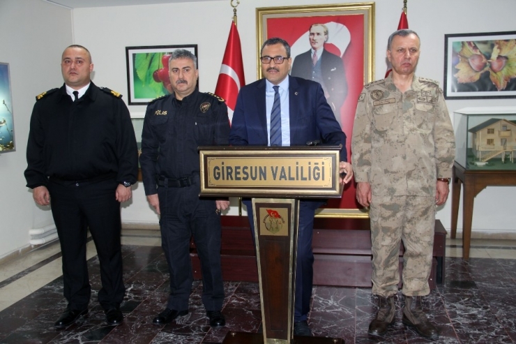 Giresun Valisi Sarıfakıoğulları İlin Asayiş Ve Güvenlik Açısından 2019 Yılını Değerlendirdi
