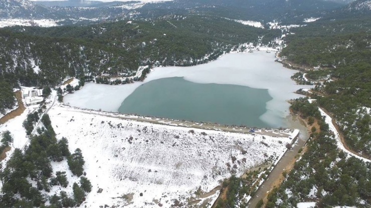 Tahtalı Göleti’nin Havadan Çekilen Fotoğrafları İlgi Görüyor