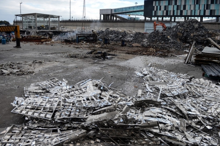 Atatürk Havalimanı Kargo Bölümünde Yıkım Tamamlandı