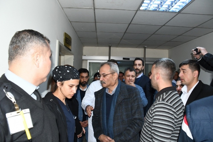 Başkan Bozdoğan, Patlama Haberinin Ardından Hastaneye Gitti