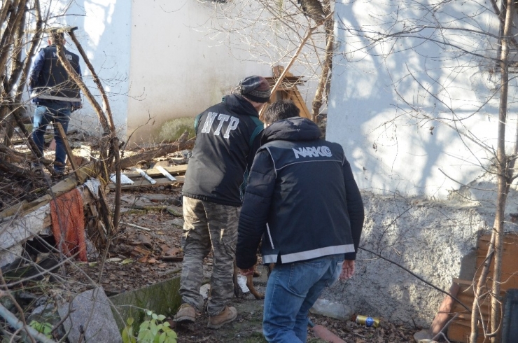 Bolu’da Metruk Binalara Yönelik Uyuşturucu Uygulaması Yapıldı