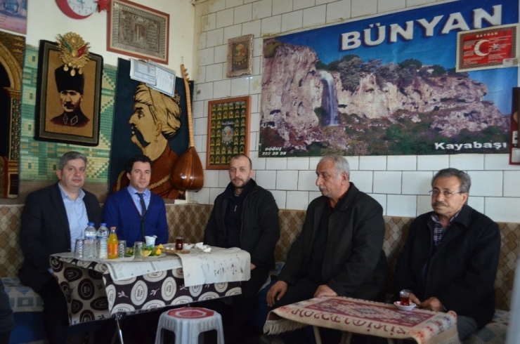 Kaymakam Şahin Ve Başkan Altun, Esnaf Sofrasına Konut Oldu