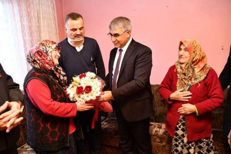 Vali Gürel’den Uzman Çavuş Islak Ve Terör Gazisi Civelek’e Ziyaret