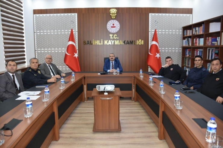 Salihli’de Spor Güvenlik Kurulu Toplantısı Yapıldı