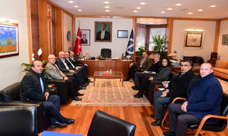 Memur-sen’den Rektör Çomaklı’ya Ziyaret