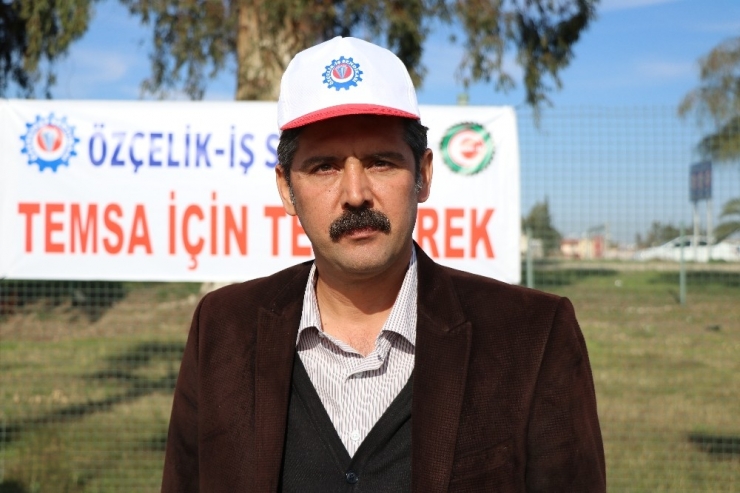 Temsa Fabrikasında İşçiler, Üretimin Yeniden Başlaması Talebiyle Eylem Yaptı