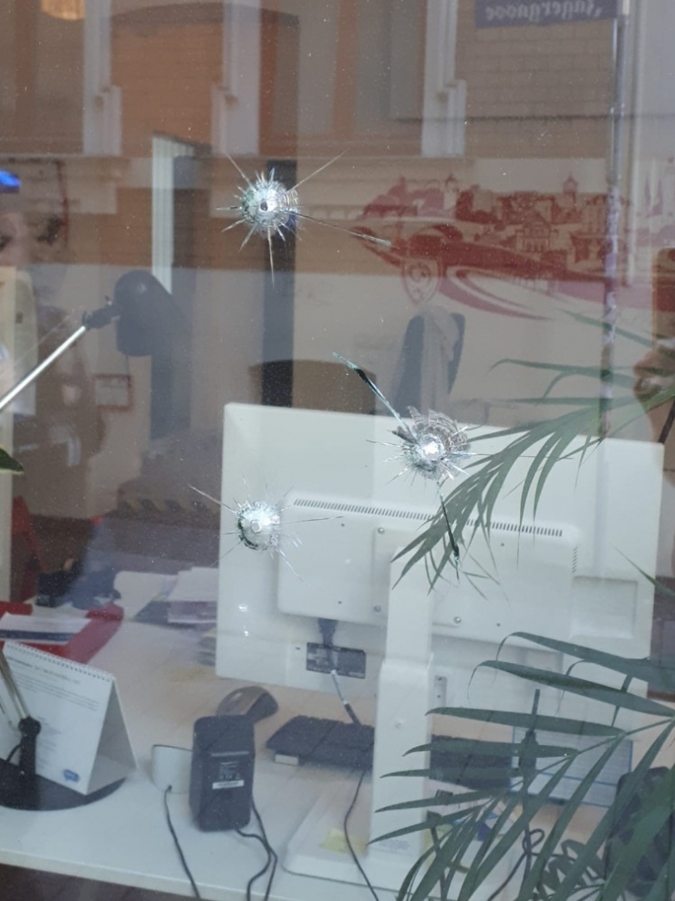 Alman Milletvekilinin Ofisi Kurşunlandı