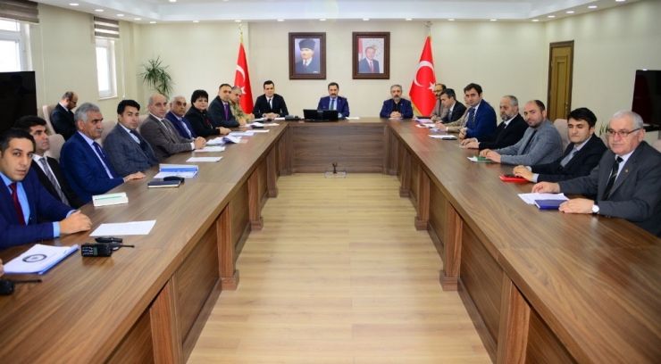 Vali Mustafa Masatlı Başkanlığında Uyuşturucu Ve Bağımlılıkla Mücadele Değerlendirme Toplantısı Yapıldı