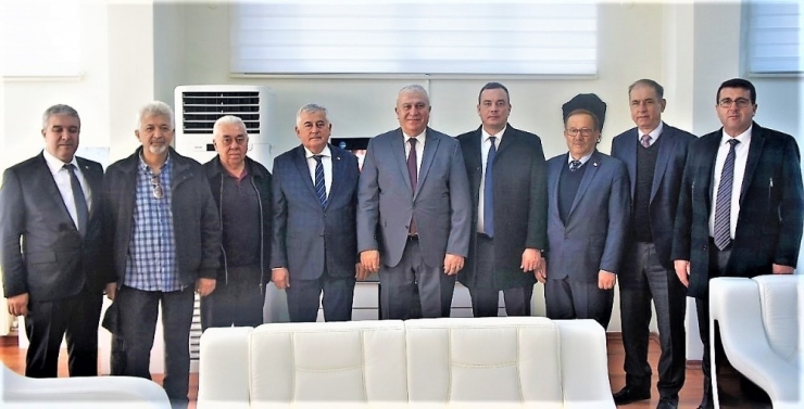 Aydın Ticaret Borsası’ndan Başkan Fatih Atay’a Ziyaret