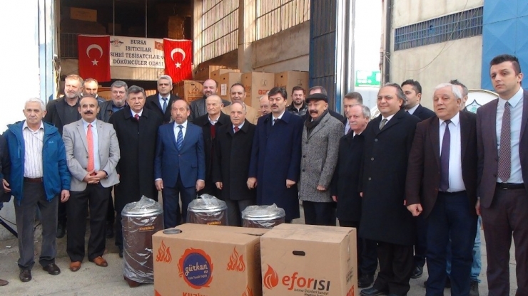 Bursalı Sobacılardan Isıtan Yardım