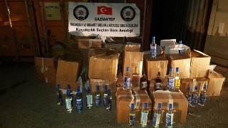 Gaziantep’te 610 Şişe Sahte Alkol Ele Geçirildi