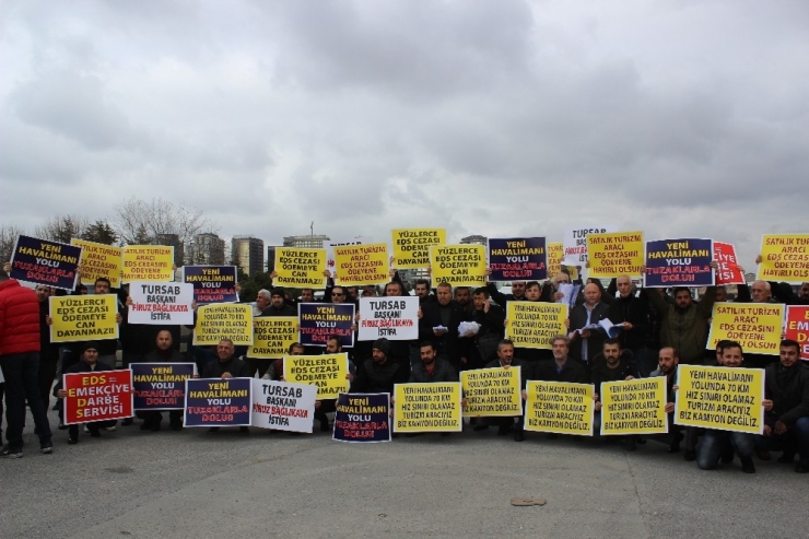 İstanbul’da ’Trafik Cezası’ Eylemi