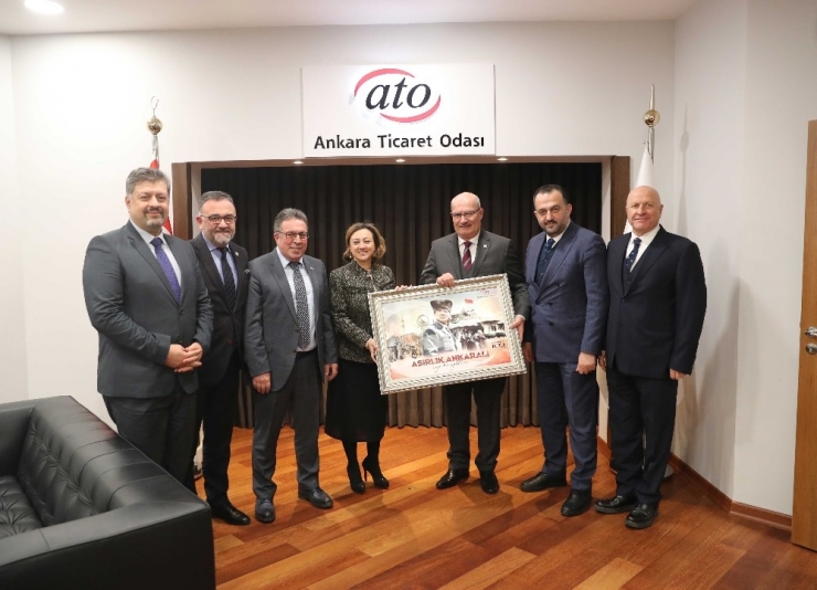 Kültür Ve Turizm Bakan Yardımcısı Yavuz’dan Ato Başkanı Baran’a Ziyaret