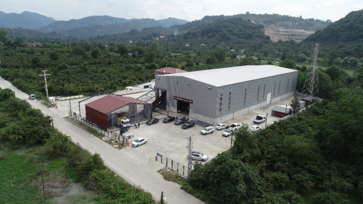 Ünye Çöp Ayrıştırma Tesisi Çalışmaya Başladı