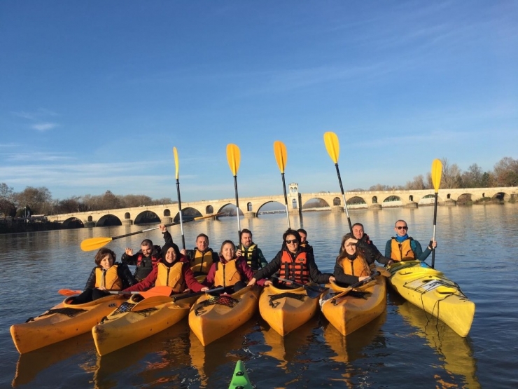Trakya Üniversitesi Yelken Ve Kürek Topluluğu’ndan Meriç Ve Tunca’da Kano Etkinliği