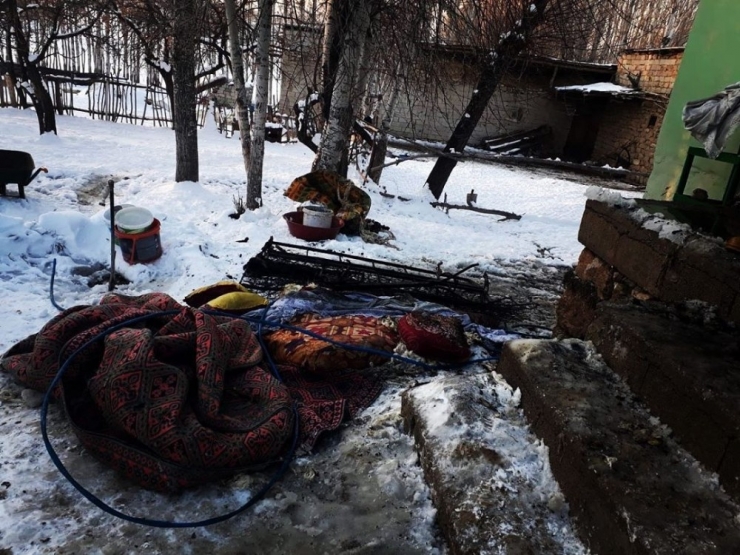 Edremit’te Ev Yangını