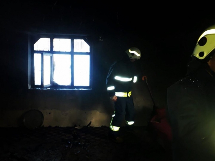 Edremit’te Ev Yangını