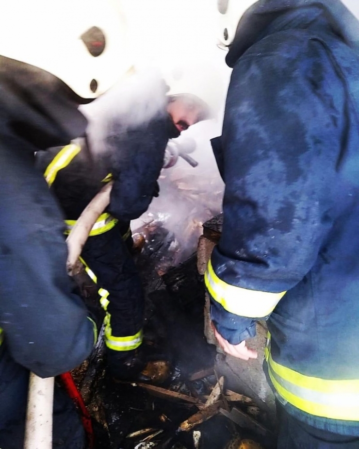 Van’da Ahır Yangını