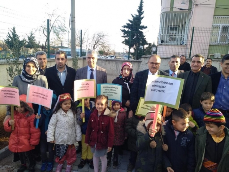 Her Öğrenci İçin Bir Fidan Dikildi