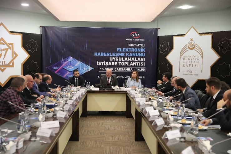 Ato Telekomünikasyon Sektörünün Sorununa Çözüm Arayışını Sürdürüyor