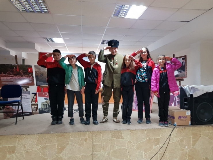 Çanakkale Gazisi Kaçmaz’ın Oğlu Öğrencilerle Buluştu