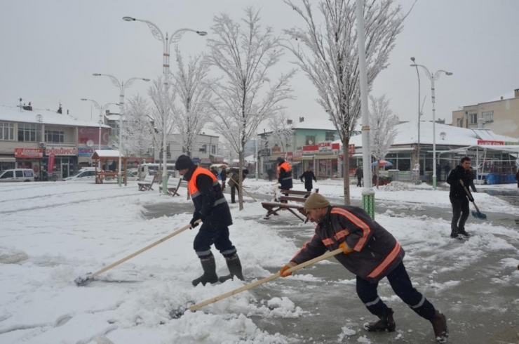 Ereğli Belediyesinden Kar Yağışına Tedbir