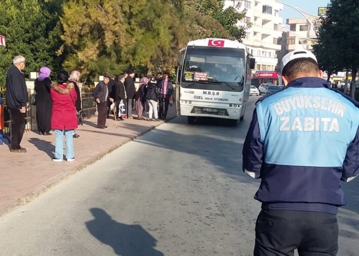 Tarsus’ta Toplu Taşıma Ve Servis Araçları Denetlendi