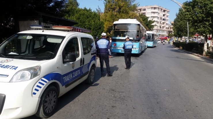 Tarsus’ta Toplu Taşıma Ve Servis Araçları Denetlendi