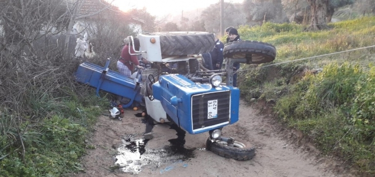 Ağır Yaralanan Traktör Sürücüsü Kurtarılamadı