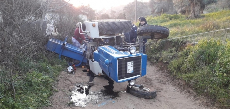 Milas’ta Traktör Kazası: 2 Yaralı