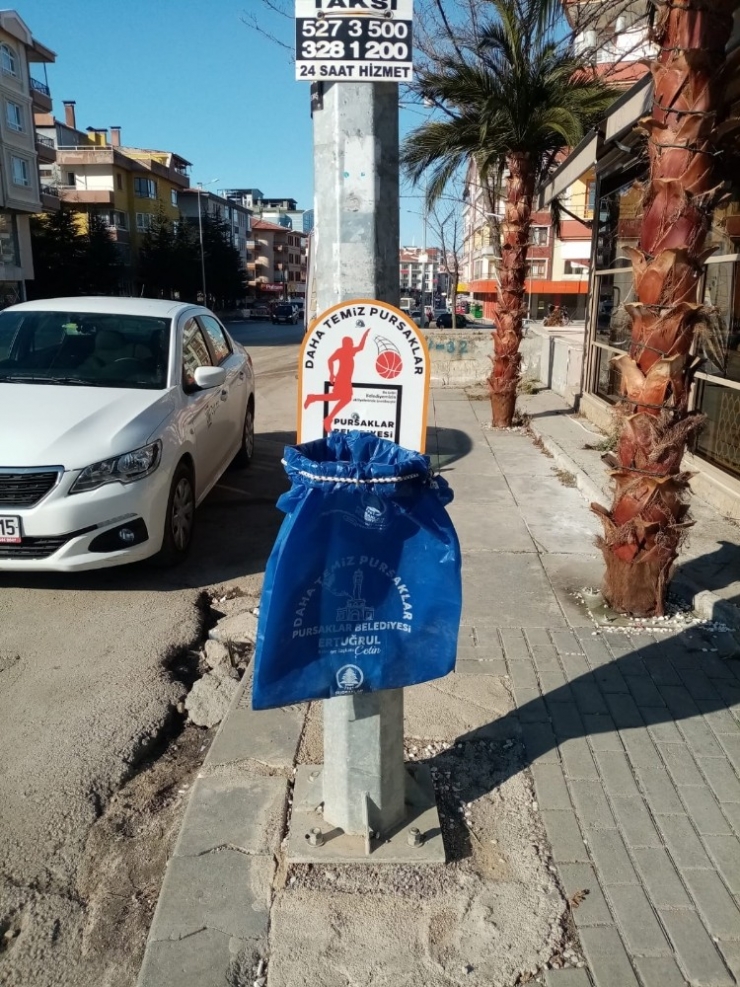 Pursaklar’da ’Çöpe Bir Basket De Sen At’