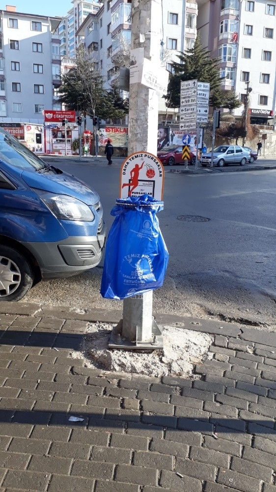 Pursaklar’da ’Çöpe Bir Basket De Sen At’
