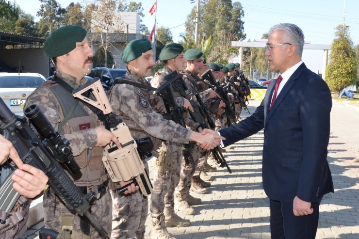 Barış Pınarı Harekatı’nda Görev Alacak Pöh’ler Aydın’dan Dualarla Uğurladı