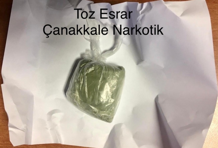Çanakkale’de Uyuşturucu Operasyonu: 3 Tutuklama