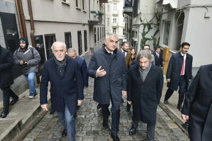 Bakan Ersoy, Beyoğlu Kültür Yolu Planı’nı Açıkladı