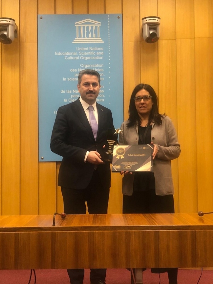 “Kanal Tokat” Projesi’ne Uluslararası İdealkent Ödülü