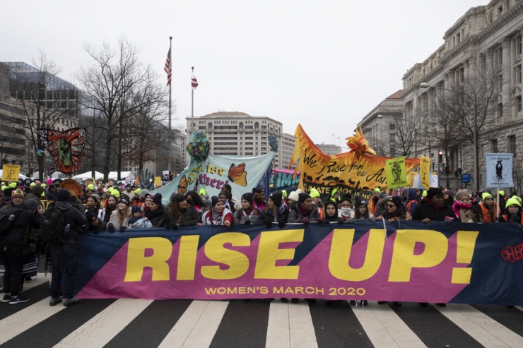 Abd’de Binlerce Kadından Trump Karşıtı Gösteri
