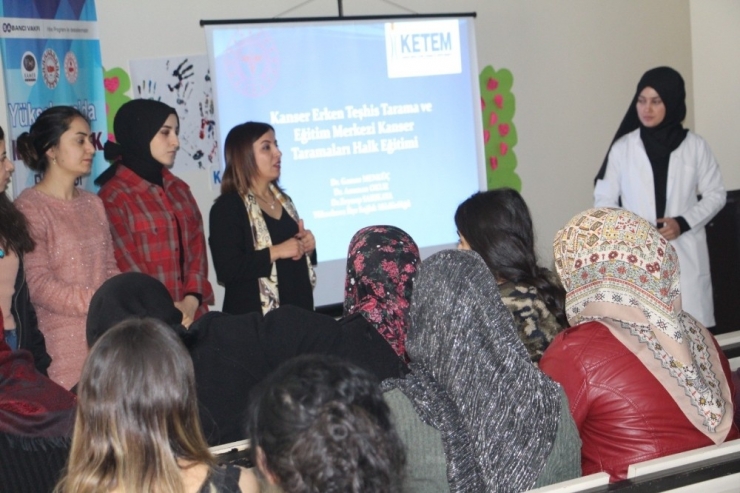 Yüksekovalı Kadınlar Kanser Hakkında Bilgilendirildi