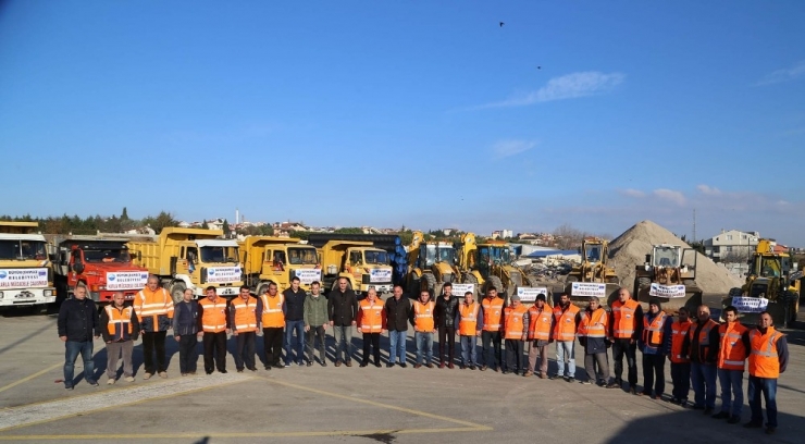 Büyükçekmece Belediyesi Beklenen Kar Yağışına Hazır