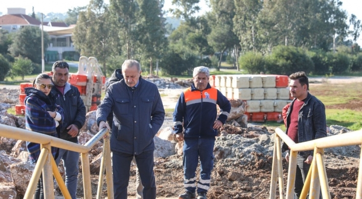 Başkan Atabay Çalışmaları Denetledi