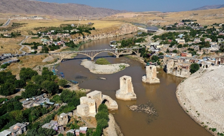 Hasankeyf’te Sular Yükselmeye Başladı