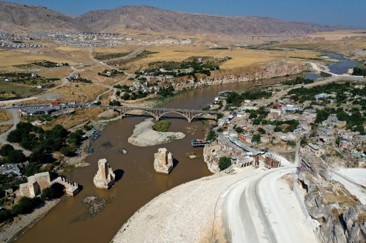 Hasankeyf’te Sular Yükselmeye Başladı