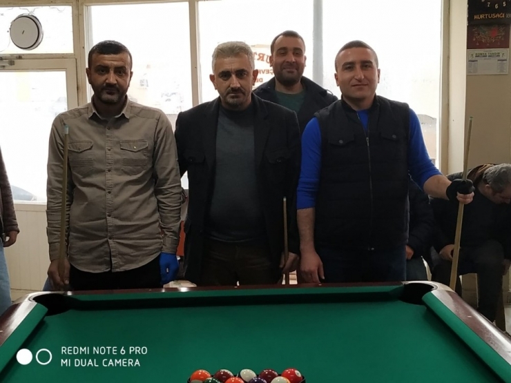 Konya Yunak Kurtuşağı Ve Çevre Köylüleri Derneği’nde Bilardo Turnuvası