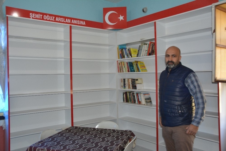 Sökeli Kahveci Şehidin Adına Kütüphane Oluşturdu