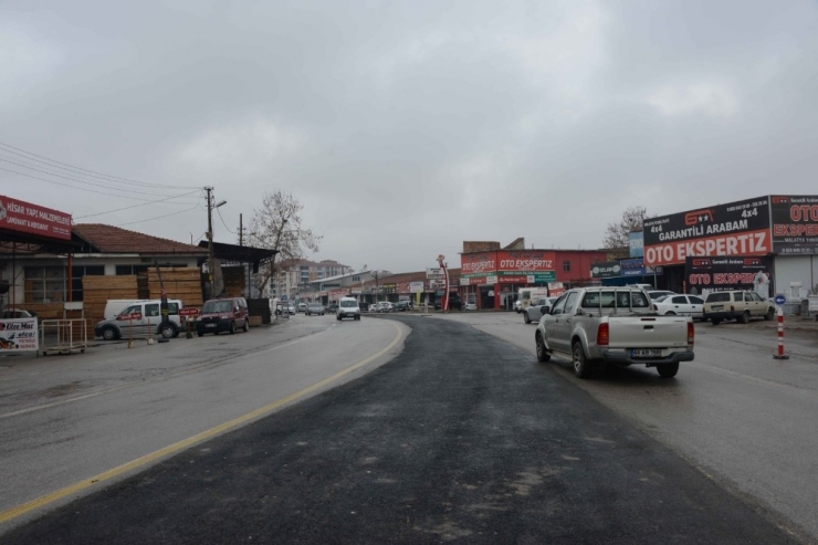 Sanayide Yol Düzenleme Çalışmaları Yapılıyor