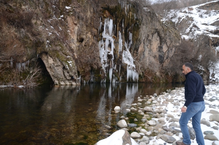 Şırnak’ta Şelaleler Dondu