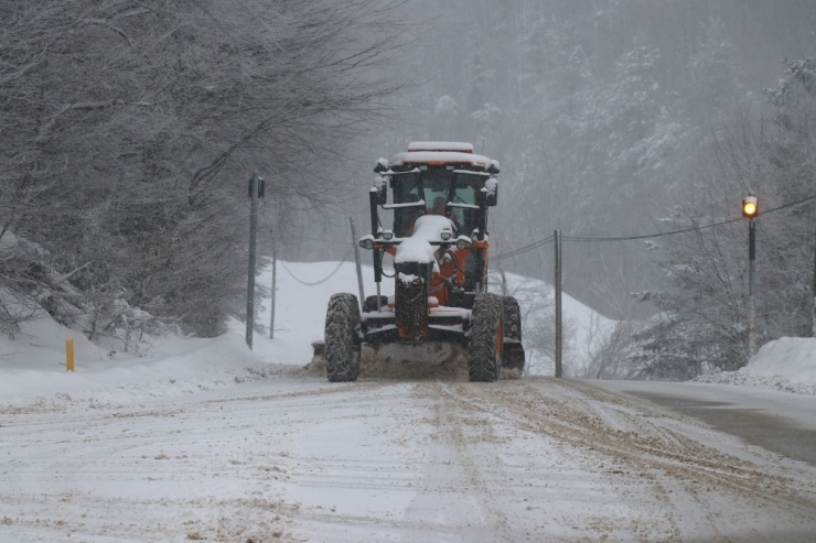 Bolu Dağı’nda Kar Yağışı Ve Sis Etkili Oluyor
