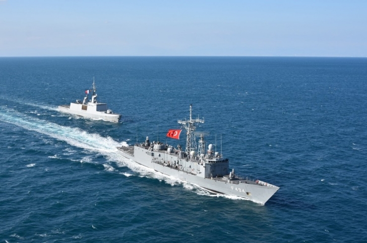 Msb: “Doğu Akdeniz’de Fransız Fırkateyni İle Geçiş Eğitimleri İcra Edildi”
