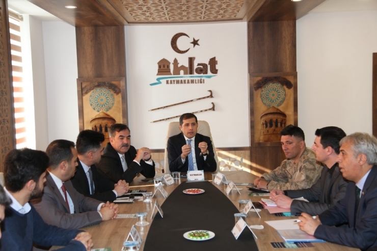 Ahlat’ta ‘Bağımlılıkla Mücadele İlçe Koordinasyon Kurulu’ Toplantısı