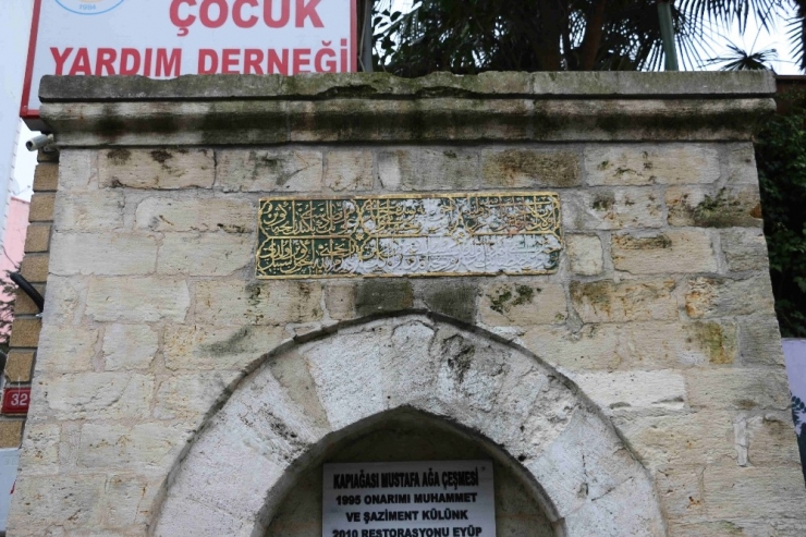 Kapıağası Mustafa Ağa Çeşmesi’nde Onarım Çalışmaları Başladı